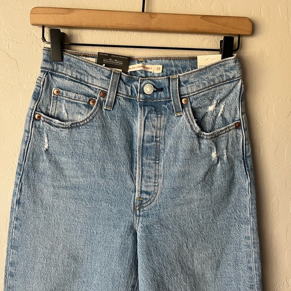 Levi’s Ribcage Straight ankle jeans NWT 25 - Picture 9 of 16